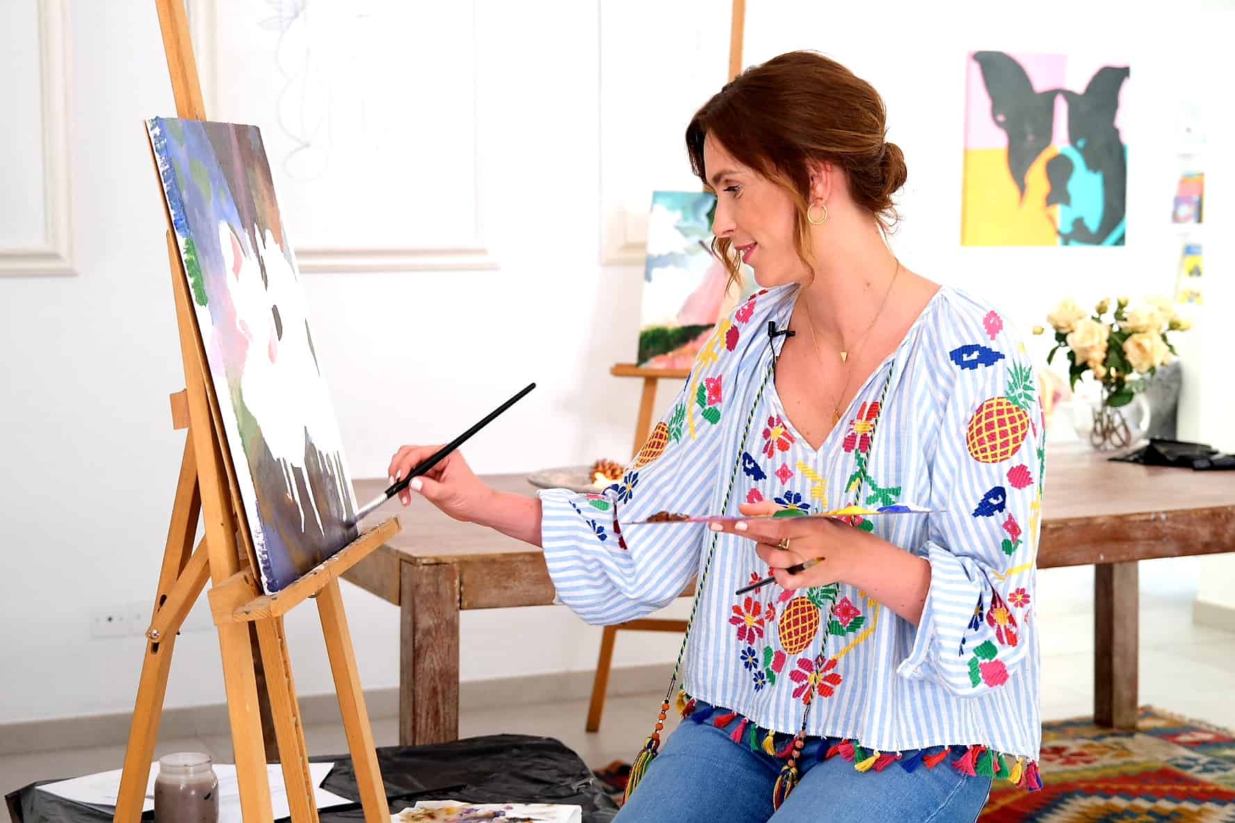 What are the top 5 benefits of painting in our lives and at home?
