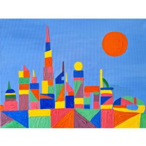 Dubai Skyline by Denise Schmitz